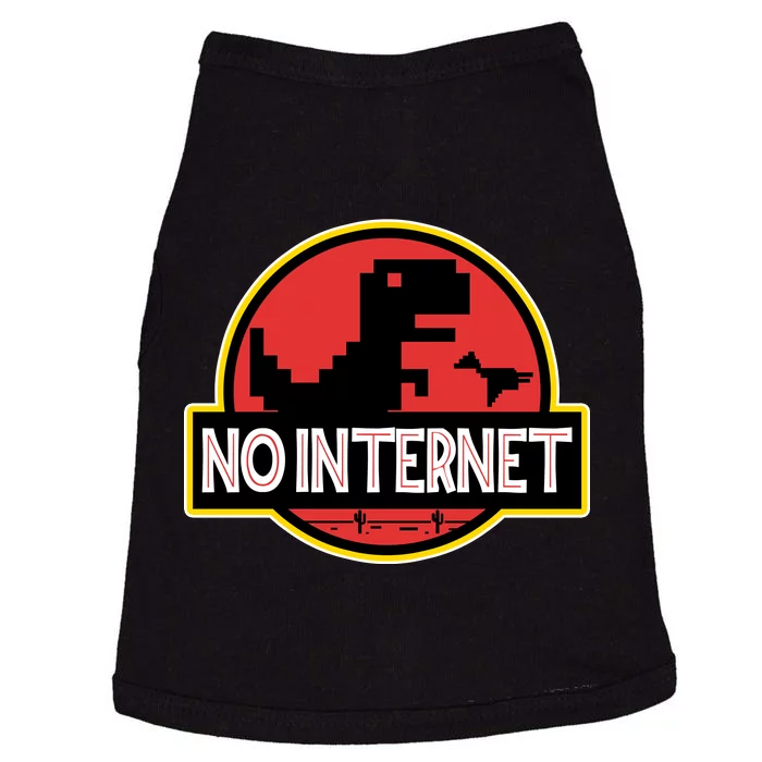 No Internet T-Rex Doggie Tank