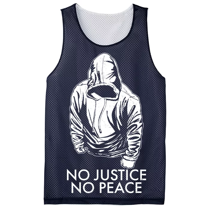 No Justice No Peace Black Lives Matter Mesh Reversible Basketball Jersey Tank