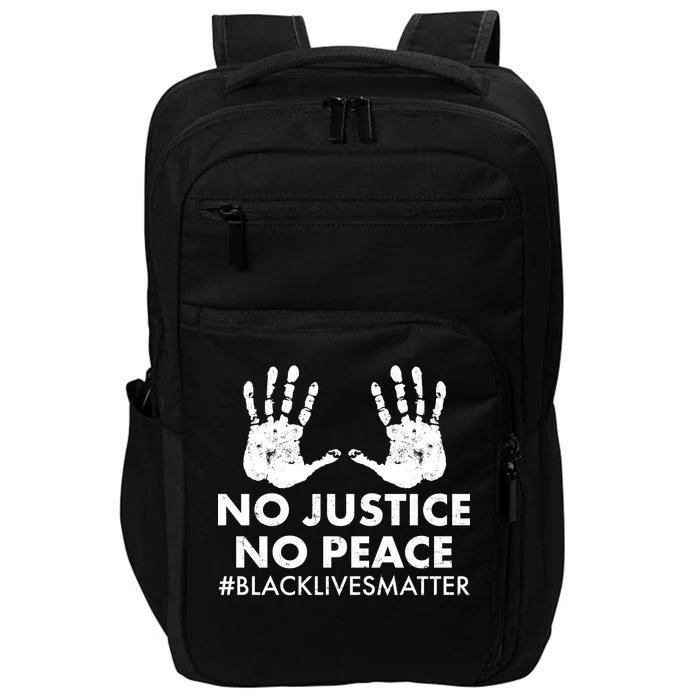 No Justice No Peace #BLACKLIVESMATTER Hand Prints Impact Tech Backpack