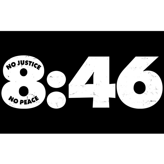 No Justice No Peace George Floyd Tribute 8:46 Bumper Sticker