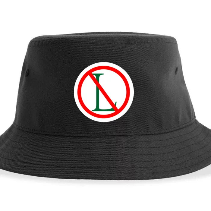 NO L Sign Noel Christmas Sustainable Bucket Hat