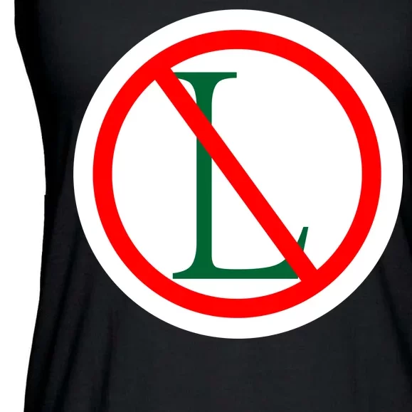 NO L Sign Noel Christmas Ladies Essential Flowy Tank