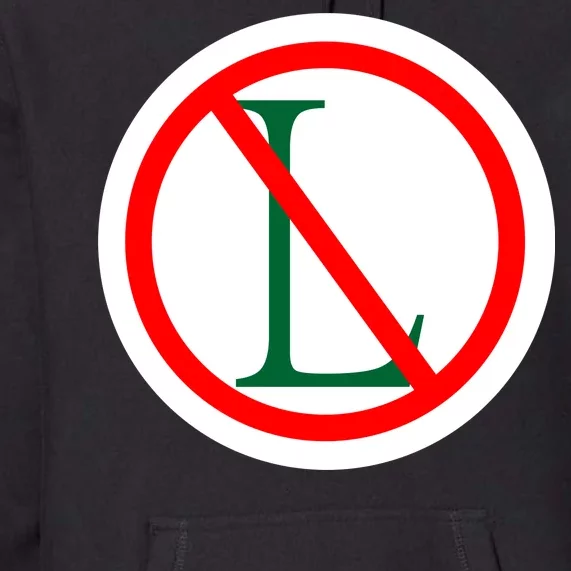 NO L Sign Noel Christmas Premium Hoodie