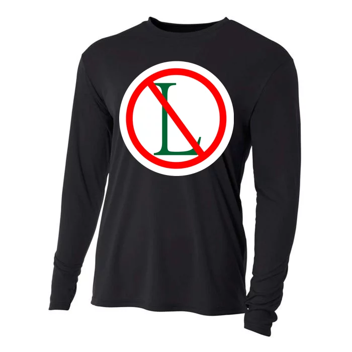 NO L Sign Noel Christmas Cooling Performance Long Sleeve Crew