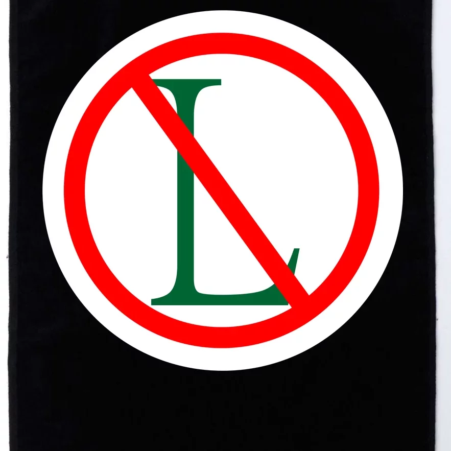 NO L Sign Noel Christmas Platinum Collection Golf Towel