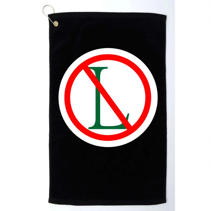 NO L Sign Noel Christmas Platinum Collection Golf Towel