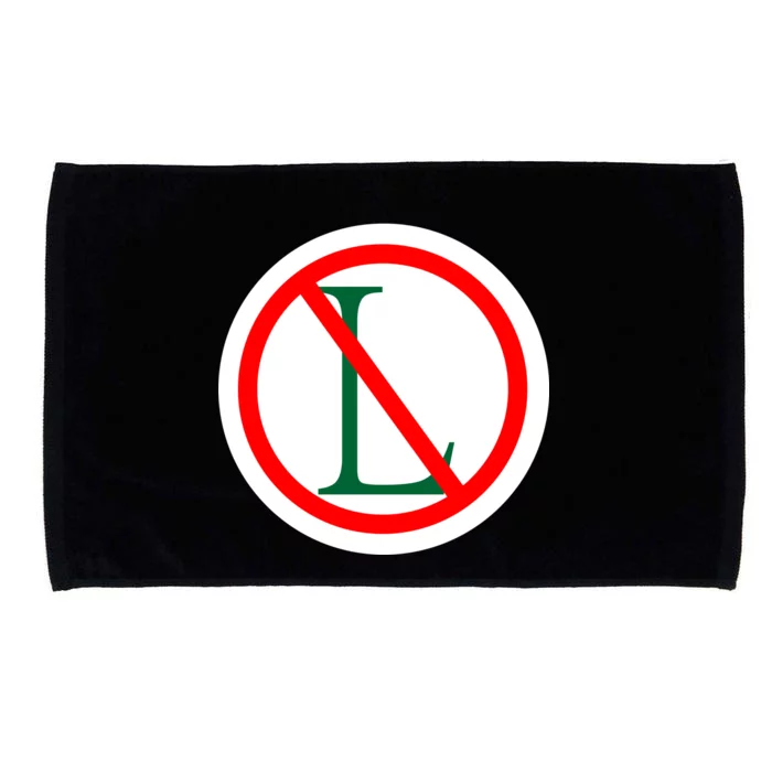 NO L Sign Noel Christmas Microfiber Hand Towel