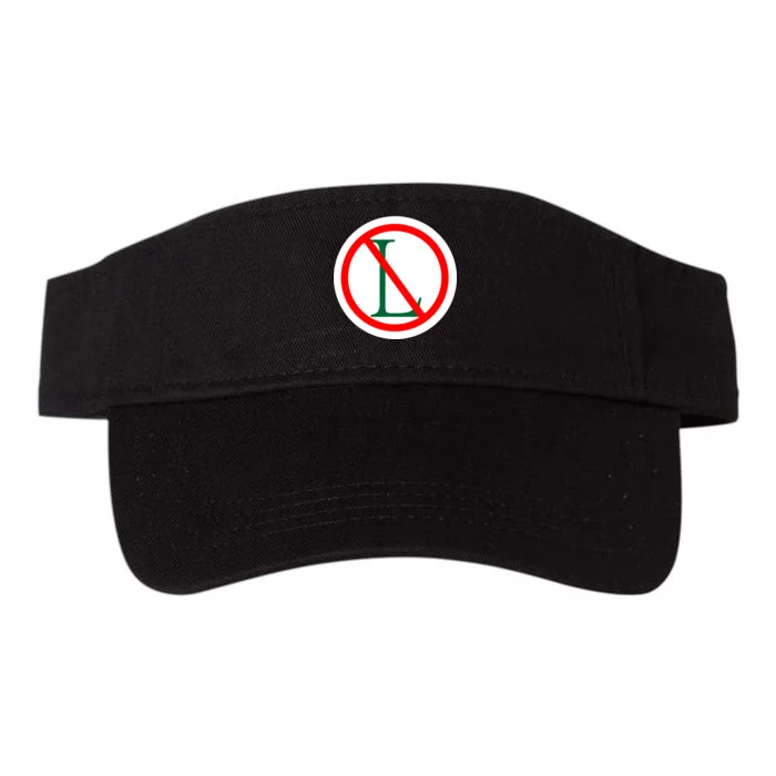 NO L Sign Noel Christmas Valucap Bio-Washed Visor