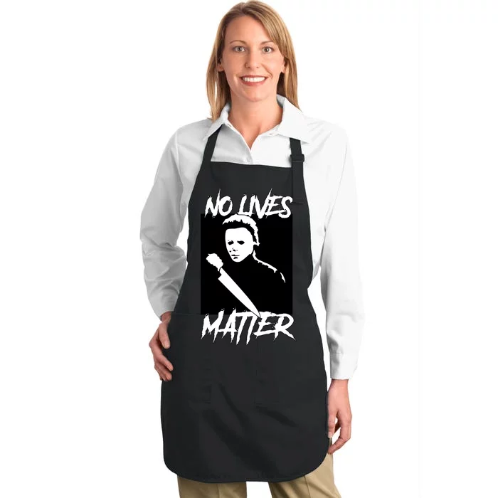 No Lives Matter Full-Length Apron With Pocket