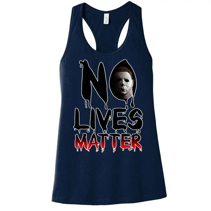 No Lives Matter Classic Horror Women's Racerback Tank