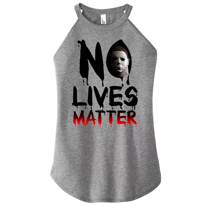 No Lives Matter Classic Horror Women’s Perfect Tri Rocker Tank