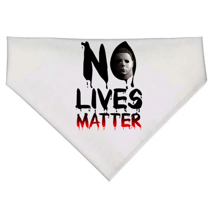 No Lives Matter Classic Horror USA-Made Doggie Bandana