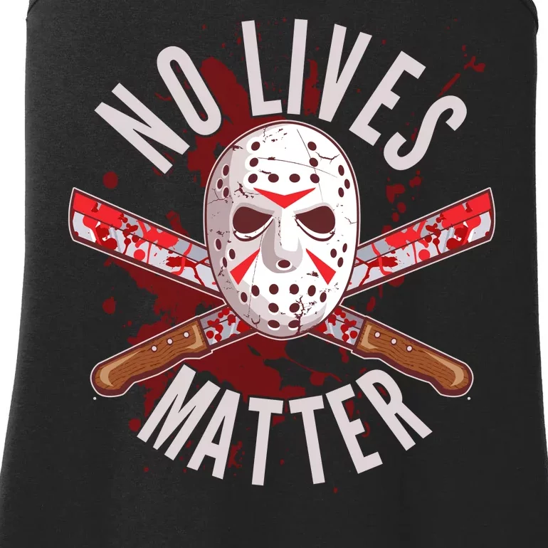 No Lives Matter Jason Hockey Mask Ladies Essential Tank