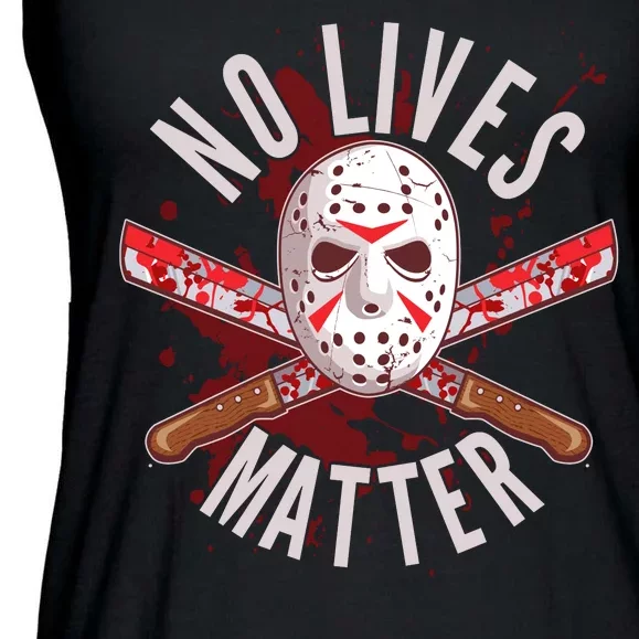 No Lives Matter Jason Hockey Mask Ladies Essential Flowy Tank