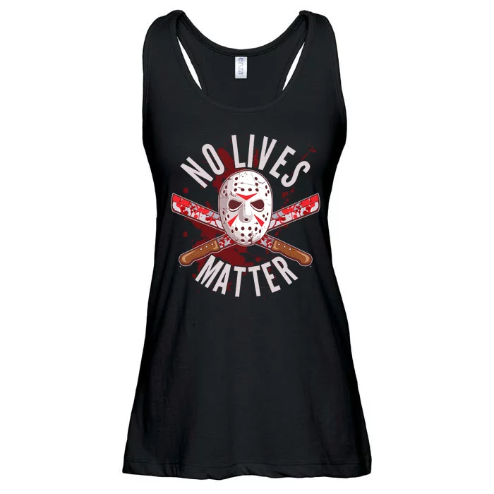 No Lives Matter Jason Hockey Mask Ladies Essential Flowy Tank