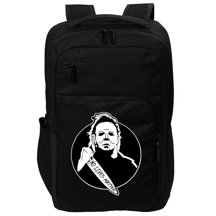 No Lives Matter Scary Halloween Impact Tech Backpack