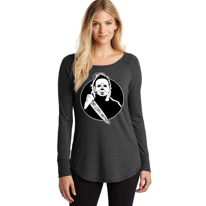 No Lives Matter Scary Halloween Women's Perfect Tri Tunic Long Sleeve Shirt