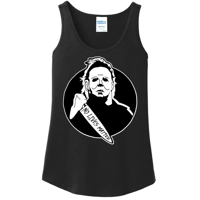 No Lives Matter Scary Halloween Ladies Essential Tank