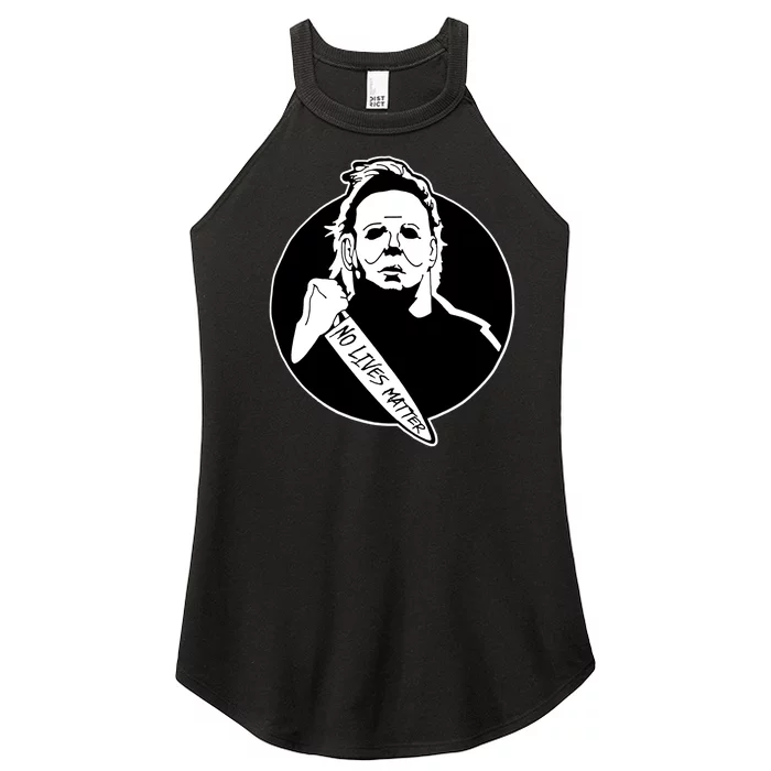 No Lives Matter Scary Halloween Women’s Perfect Tri Rocker Tank