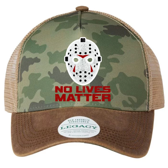 No Lives Matter Scary Halloween Mask Legacy Tie Dye Trucker Hat