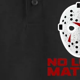 No Lives Matter Scary Halloween Mask Dry Zone Grid Performance Polo