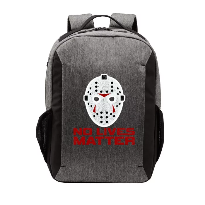 No Lives Matter Scary Halloween Mask Vector Backpack