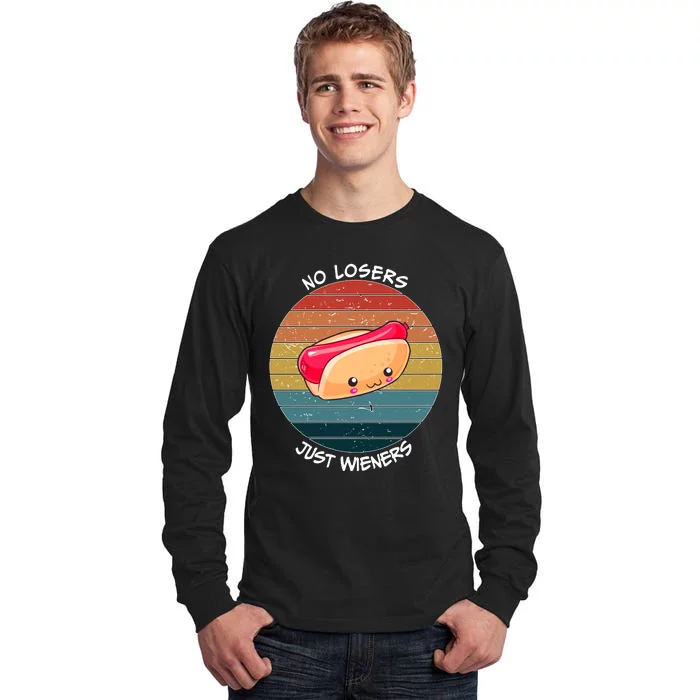 No Losers Just Wieners Tall Long Sleeve T-Shirt