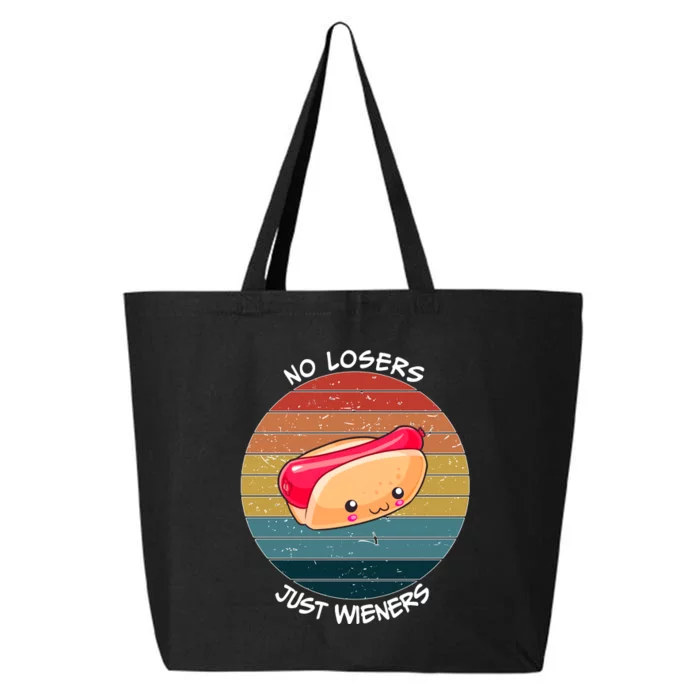 No Losers Just Wieners 25L Jumbo Tote