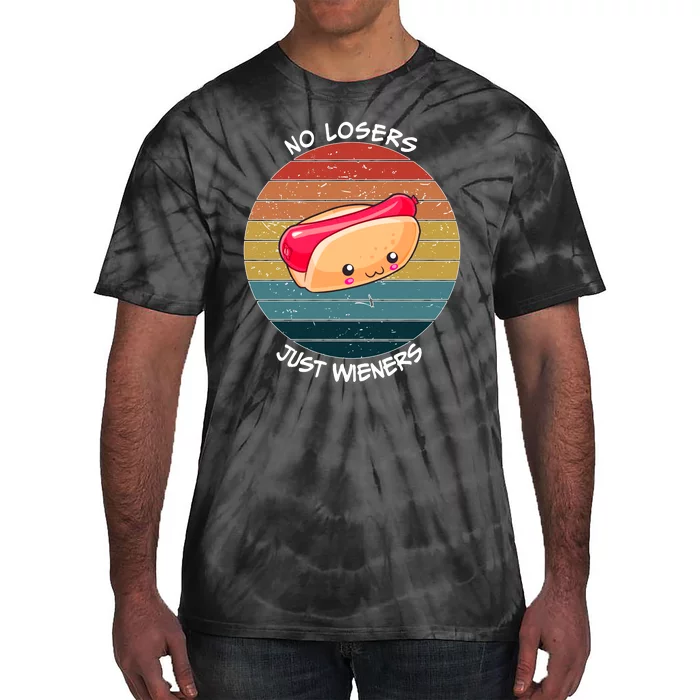 No Losers Just Wieners Tie-Dye T-Shirt