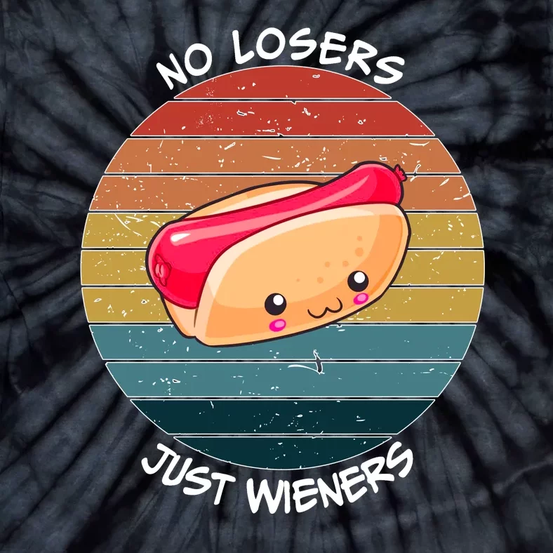 No Losers Just Wieners Tie-Dye T-Shirt