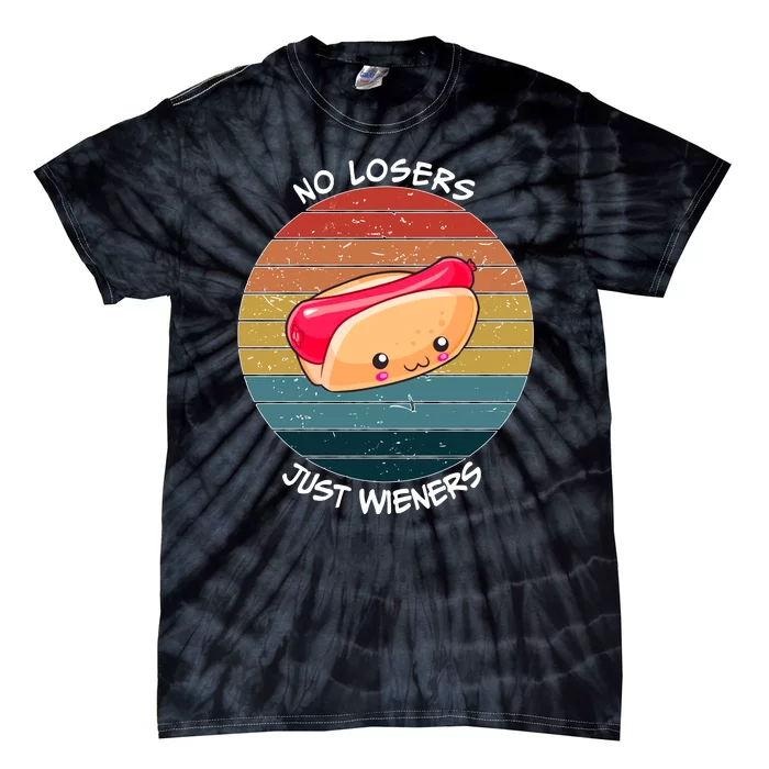 No Losers Just Wieners Tie-Dye T-Shirt