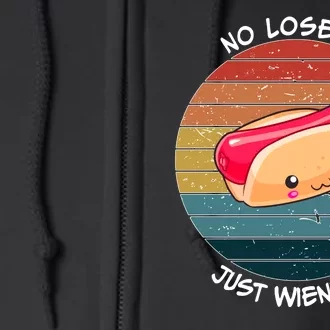 No Losers Just Wieners Full Zip Hoodie