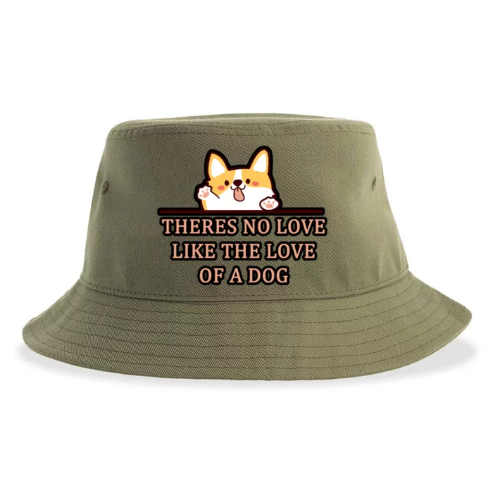 No Loves Like Dogs Sustainable Bucket Hat