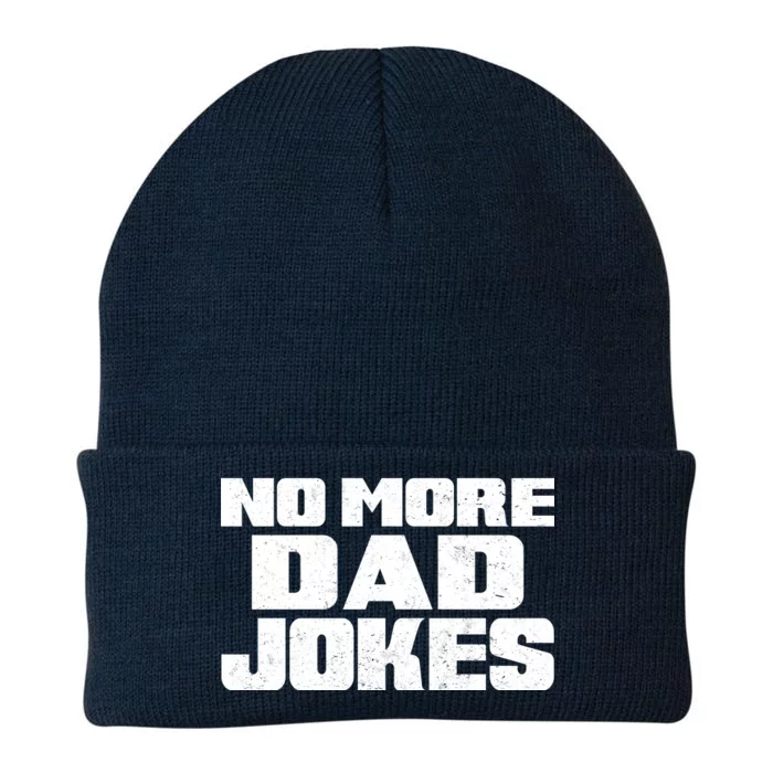 No More Dad Jokes Knit Cap Winter Beanie