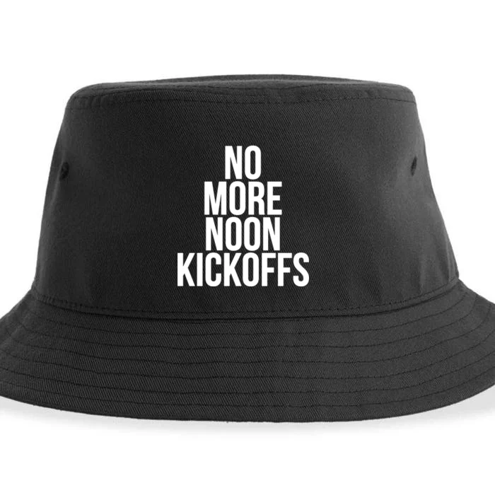 No More Noon Kickoffs Sustainable Bucket Hat