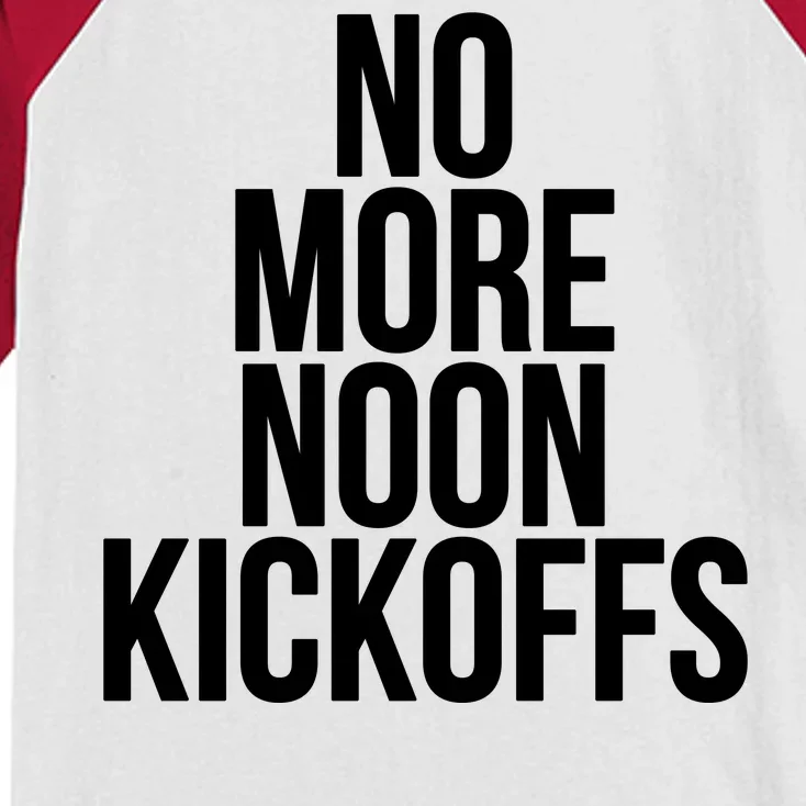 No More Noon Kickoffs Kids Colorblock Raglan Jersey