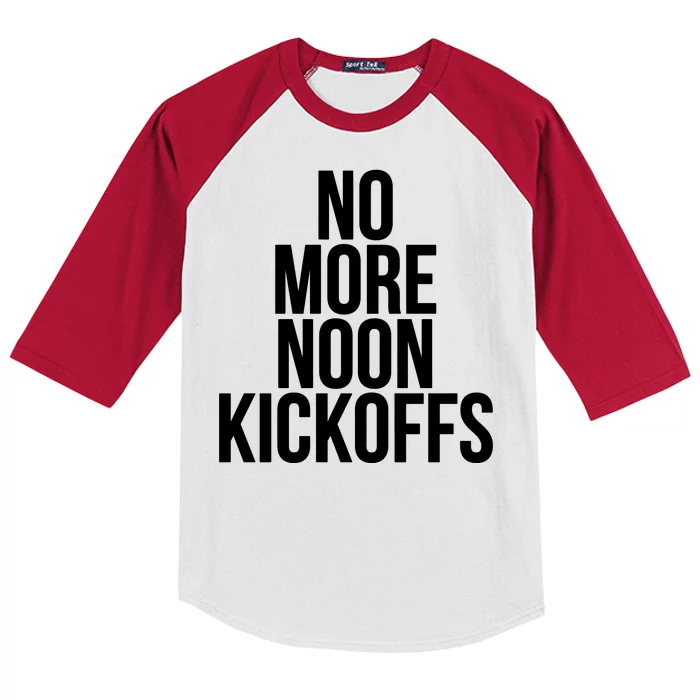 No More Noon Kickoffs Kids Colorblock Raglan Jersey