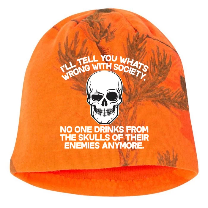 No One Drinks From The Skulls of Their Enemies Anymore Kati - Camo Knit Beanie