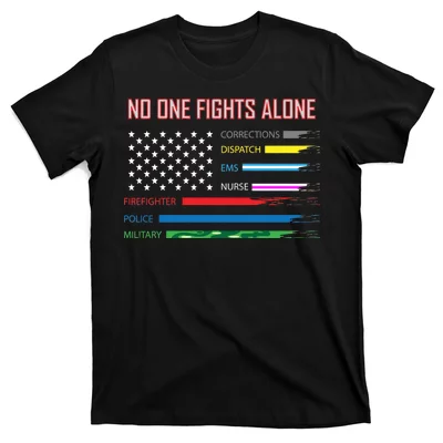 Houston Texans In This Family No One Fights Alone USA Flag Autism Awareness  Shirt, hoodie, sweater, long sleeve and tank top