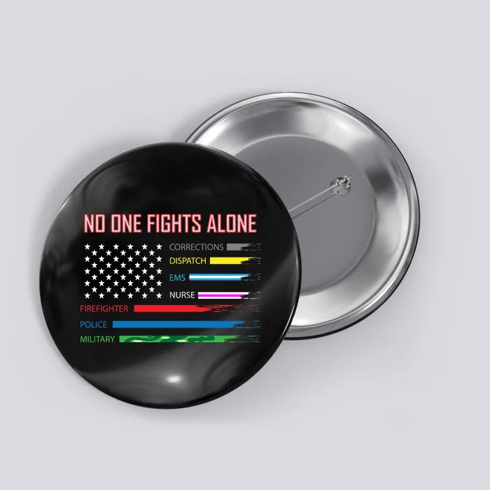 No One Fights Alone Button