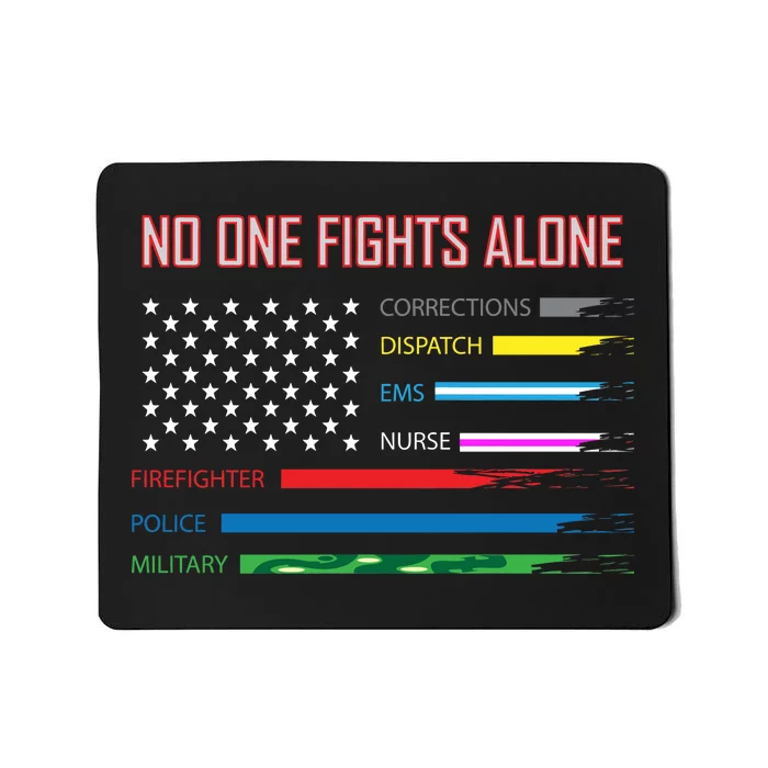 No One Fights Alone Mousepad