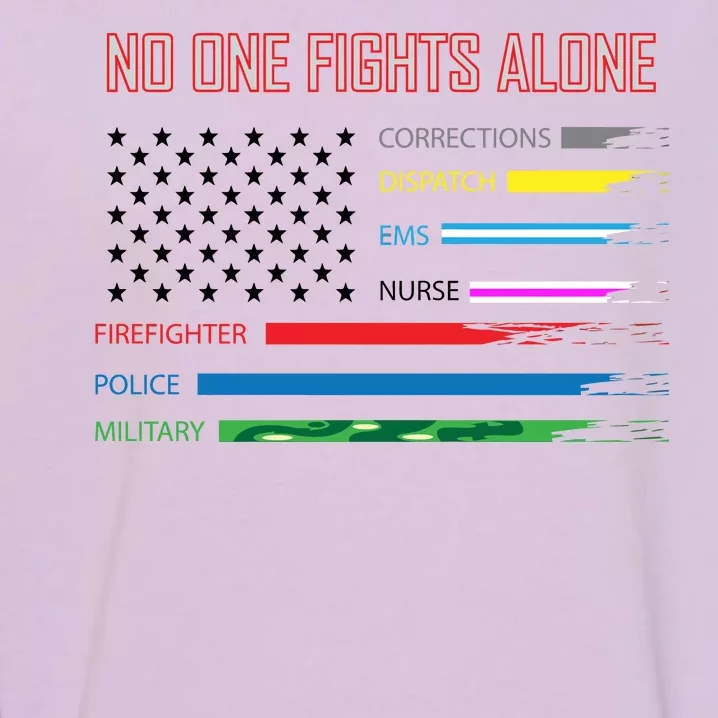 No One Fights Alone Garment-Dyed Sweatshirt