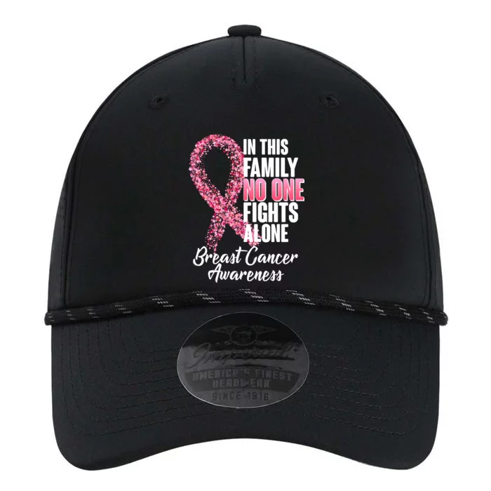 No One Fights Alone Breast Cancer Ribbon Performance The Dyno Cap