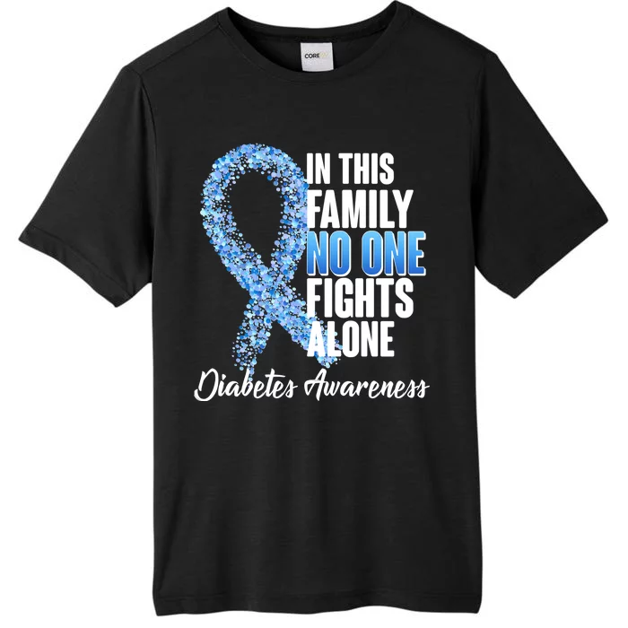 No One Fights Alone Diabetes Awareness ChromaSoft Performance T-Shirt