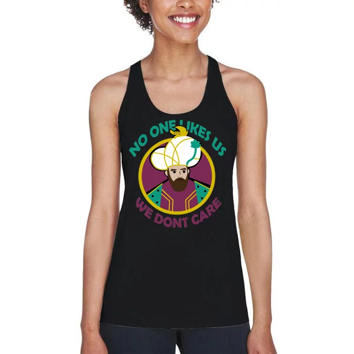 No One Likes Us We Don't Care Philadelphia Women's Racerback Tank