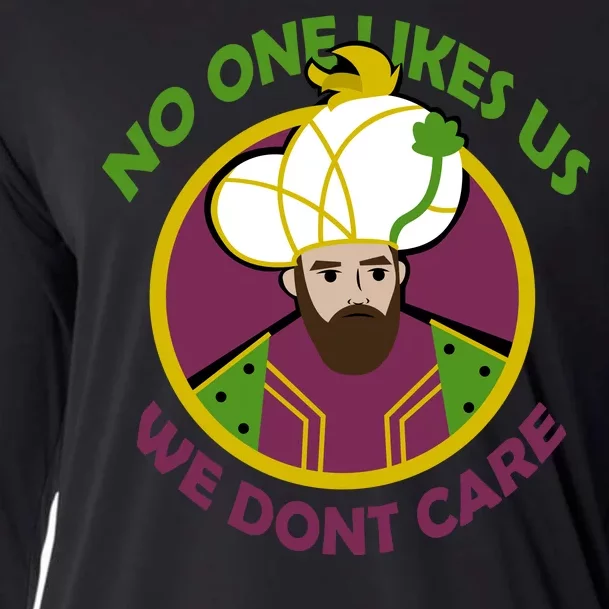 No One Likes Us We Don't Care Philly Cooling Performance Long Sleeve Crew