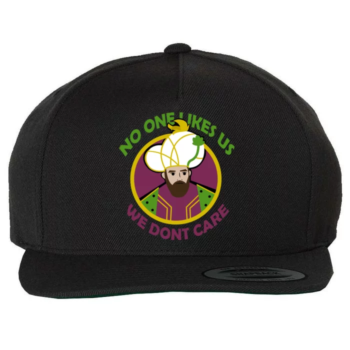 No One Likes Us We Don't Care Philly Wool Snapback Cap