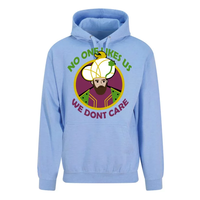 No One Likes Us We Don't Care Philly Unisex Surf Hoodie