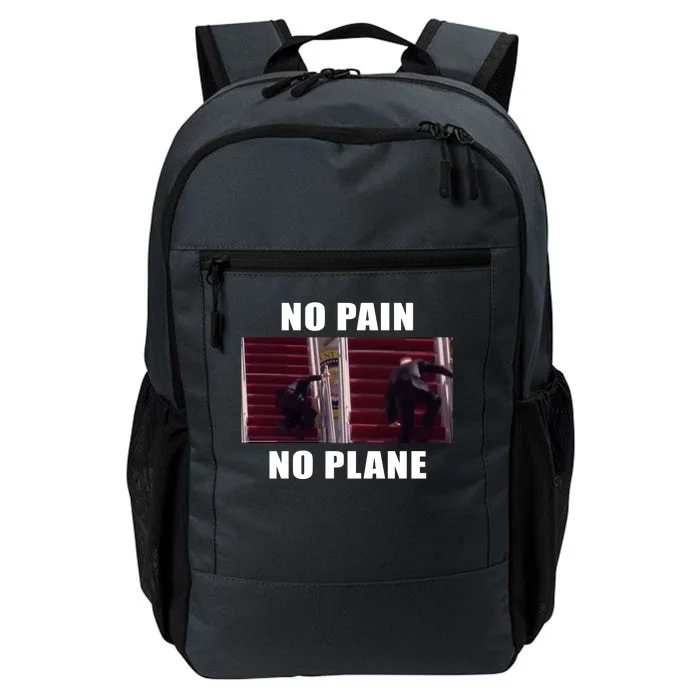 No Pain No Plane Funny Biden Stumbling Meme Daily Commute Backpack