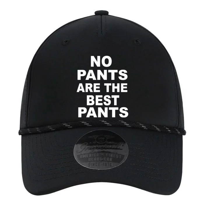 No Pants Are The Best Pants Funny Performance The Dyno Cap